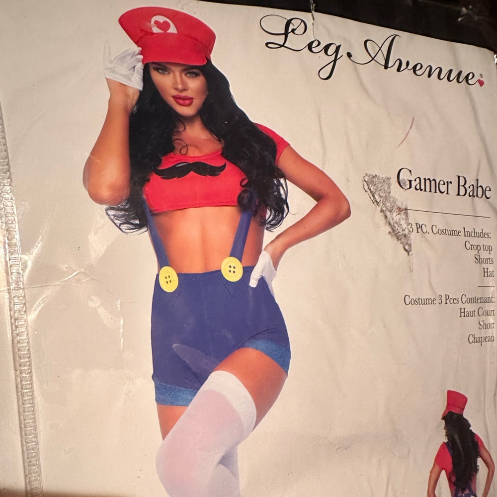 Leg Avenue Red and Blue Halloween Shorts